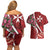 Inħobbok Malta Couples Matching Off Shoulder Short Dress and Hawaiian Shirt Bougainville and Luzzu