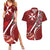 Inħobbok Malta Couples Matching Summer Maxi Dress and Hawaiian Shirt Bougainville and Luzzu