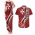 Inħobbok Malta Couples Matching Tank Maxi Dress and Hawaiian Shirt Bougainville and Luzzu