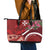 Inħobbok Malta Leather Tote Bag Bougainville and Luzzu