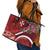 Inħobbok Malta Leather Tote Bag Bougainville and Luzzu