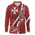 Inħobbok Malta Long Sleeve Polo Shirt Bougainville and Luzzu