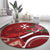 Inħobbok Malta Round Carpet Bougainville and Luzzu