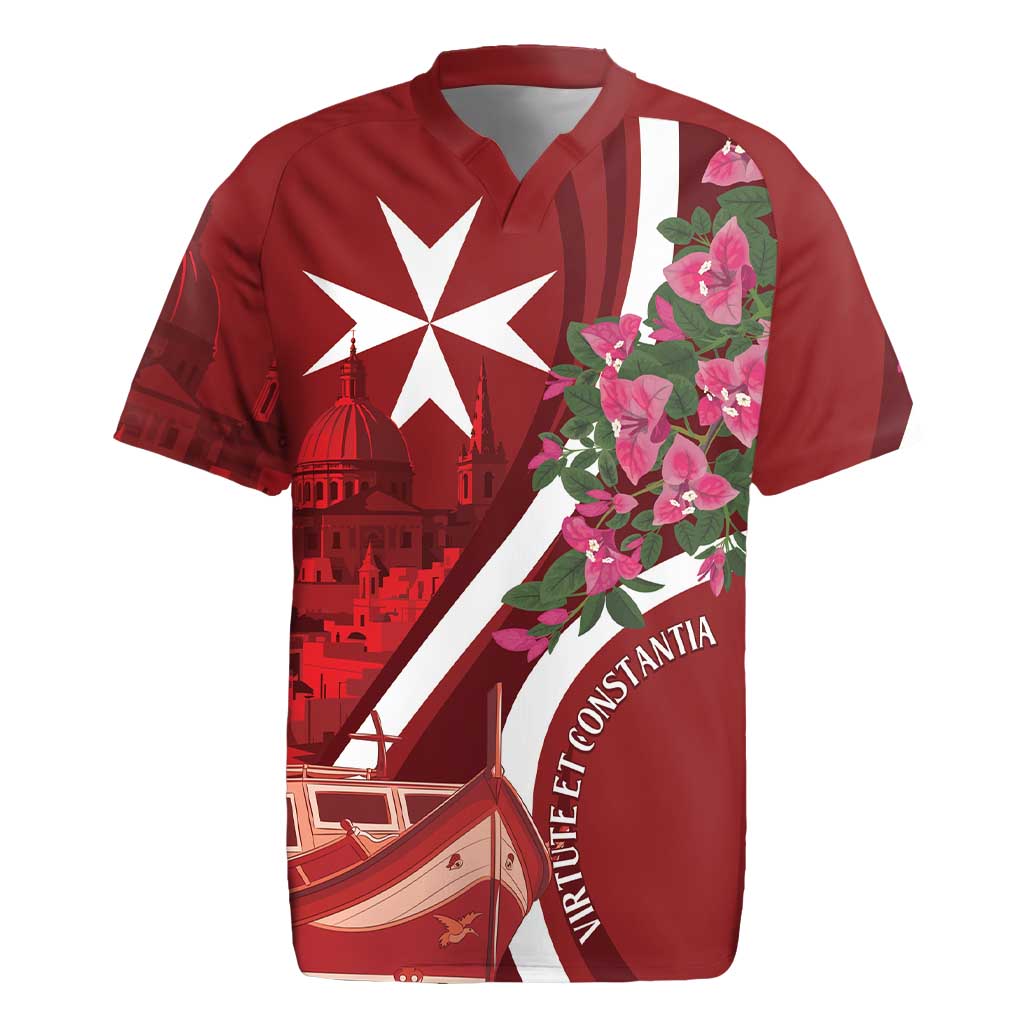 Inħobbok Malta Rugby Jersey Bougainville and Luzzu