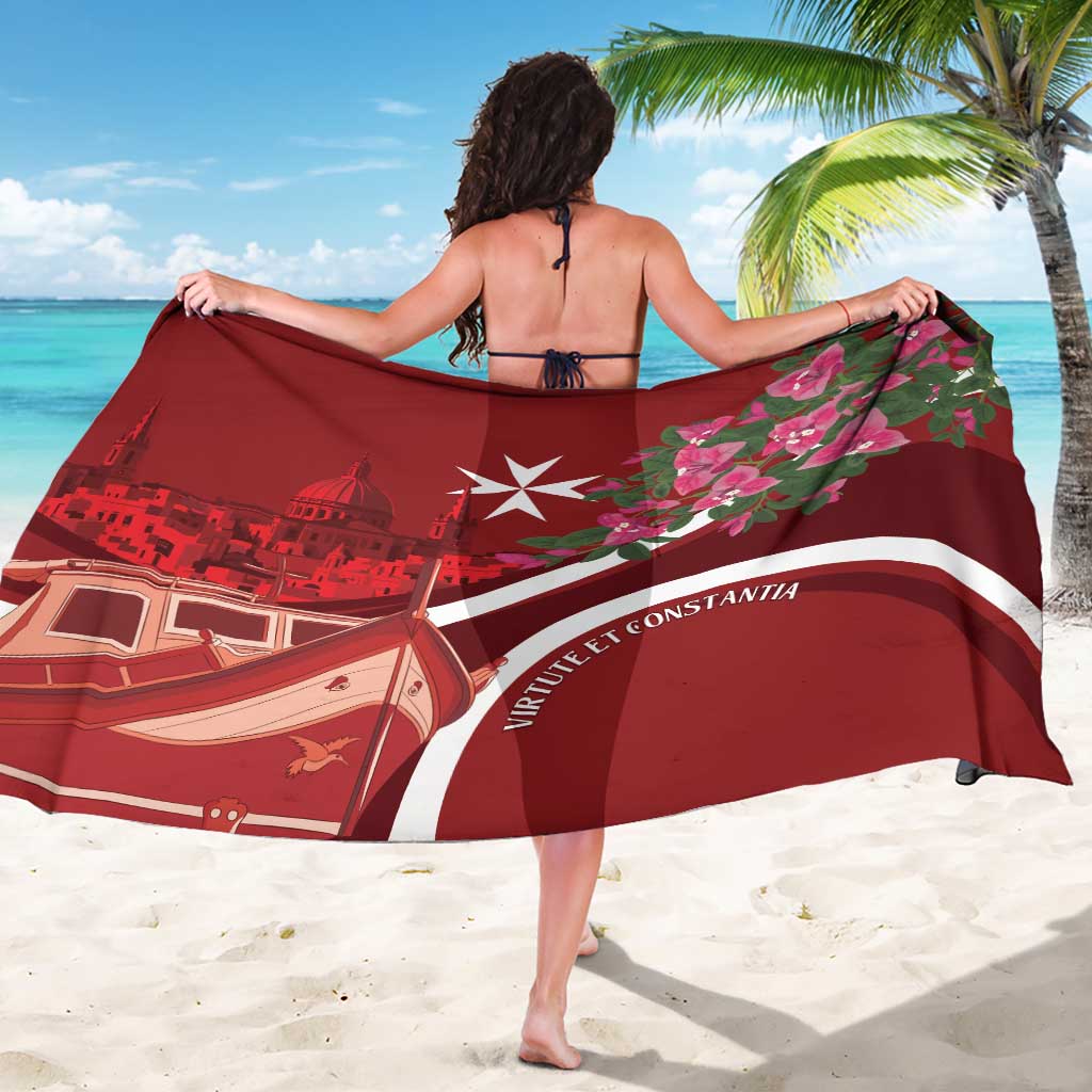 Inħobbok Malta Sarong Bougainville and Luzzu