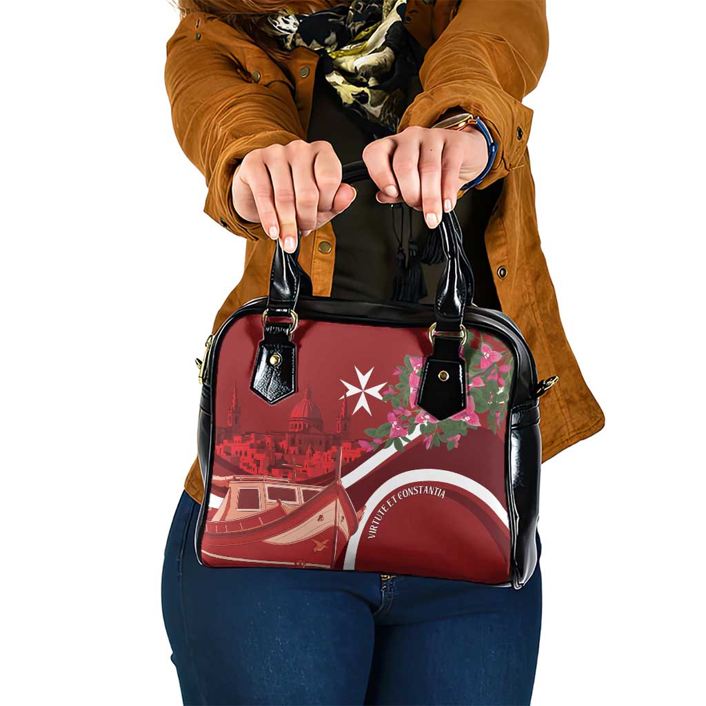 Inħobbok Malta Shoulder Handbag Bougainville and Luzzu