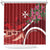 Inħobbok Malta Shower Curtain Bougainville and Luzzu