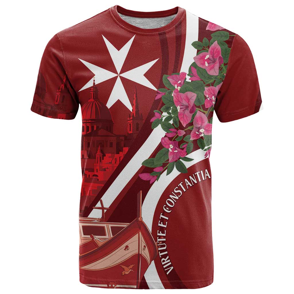 Inħobbok Malta T Shirt Bougainville and Luzzu