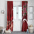 Inħobbok Malta Window Curtain Bougainville and Luzzu