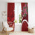 Inħobbok Malta Window Curtain Bougainville and Luzzu