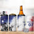 USA Ice Hockey Custom 4 in 1 Can Cooler Tumbler Splash Art Abstract Style