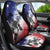 USA Ice Hockey Custom Car Seat Cover Splash Art Abstract Style