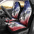 USA Ice Hockey Custom Car Seat Cover Splash Art Abstract Style