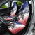 USA Ice Hockey Custom Car Seat Cover Splash Art Abstract Style