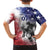 USA Ice Hockey Custom Family Matching Long Sleeve Bodycon Dress and Hawaiian Shirt Splash Art Abstract Style