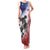 USA Ice Hockey Custom Family Matching Tank Maxi Dress and Hawaiian Shirt Splash Art Abstract Style