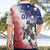 USA Ice Hockey Custom Hawaiian Shirt Splash Art Abstract Style