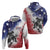 USA Ice Hockey Custom Hoodie Splash Art Abstract Style