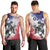 USA Ice Hockey Custom Men Tank Top Splash Art Abstract Style