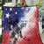 USA Ice Hockey Custom Quilt Splash Art Abstract Style