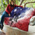 USA Ice Hockey Custom Quilt Splash Art Abstract Style