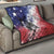 USA Ice Hockey Custom Quilt Splash Art Abstract Style