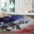 USA Ice Hockey Custom Round Carpet Splash Art Abstract Style