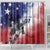 USA Ice Hockey Custom Shower Curtain Splash Art Abstract Style