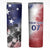 USA Ice Hockey Custom Skinny Tumbler Splash Art Abstract Style