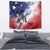 USA Ice Hockey Custom Tapestry Splash Art Abstract Style