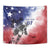 USA Ice Hockey Custom Tapestry Splash Art Abstract Style