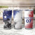 USA Ice Hockey Custom Tumbler Cup Splash Art Abstract Style