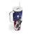 USA Ice Hockey Custom Tumbler With Handle Splash Art Abstract Style