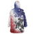 USA Ice Hockey Custom Wearable Blanket Hoodie Splash Art Abstract Style