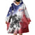 USA Ice Hockey Custom Wearable Blanket Hoodie Splash Art Abstract Style