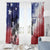 USA Ice Hockey Custom Window Curtain Splash Art Abstract Style