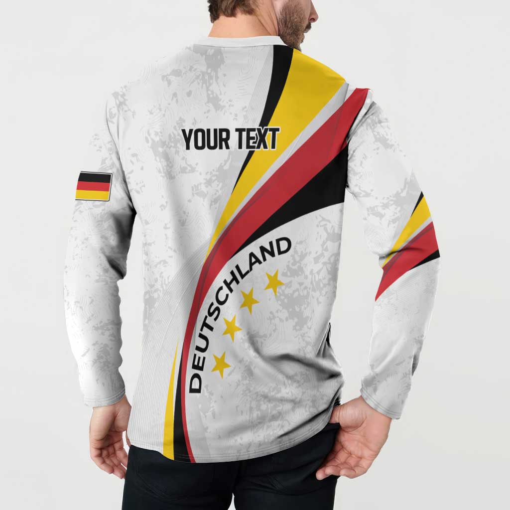 Germany Personalized Button Sweatshirt 2025 Nationalelf - GO Deutschland
