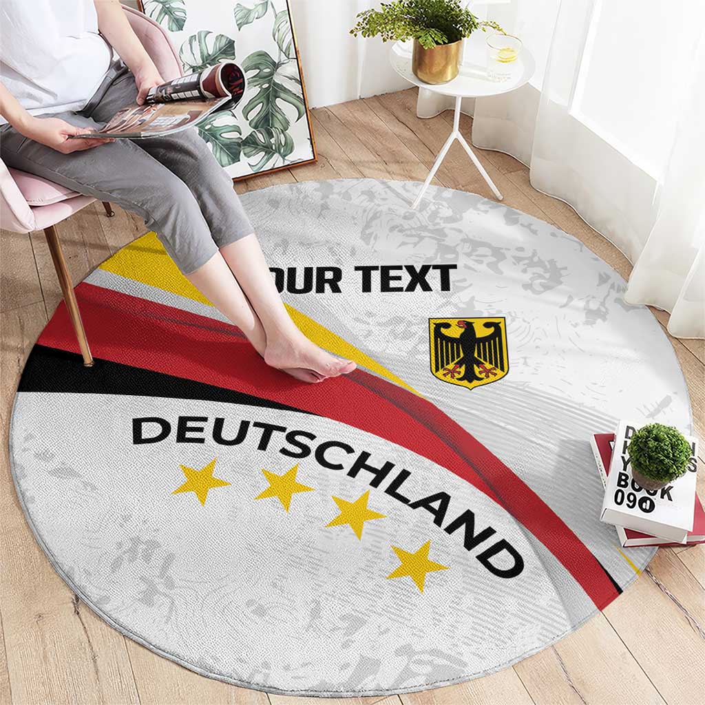 Germany Personalized Round Carpet 2025 Nationalelf - GO Deutschland