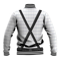 Germany Trachten Lederhose Inspired Baseball Jacket Sable Black