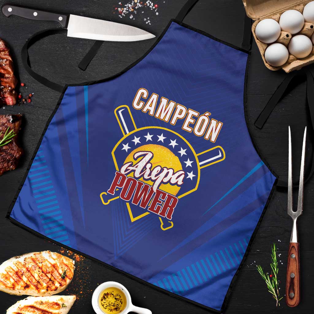 Venezuela Baseball Campeon Apron Arepa Powers