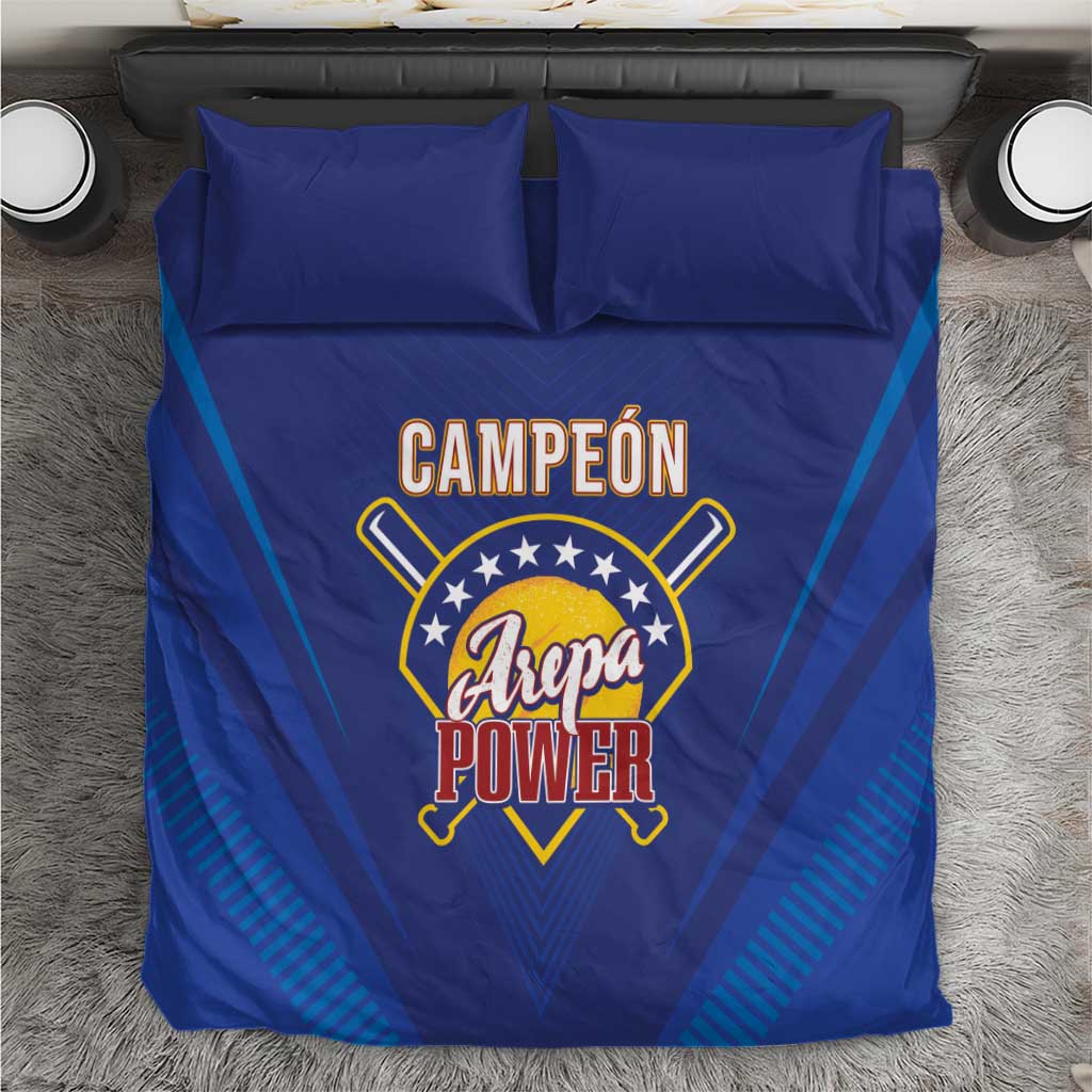 Venezuela Baseball Campeon Bedding Set Arepa Powers