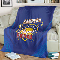 Venezuela Baseball Campeon Blanket Arepa Powers