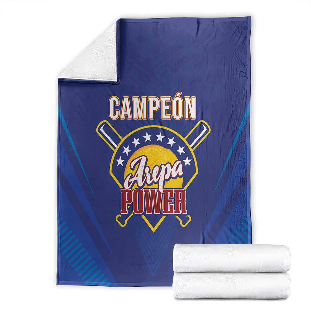 Venezuela Baseball Campeon Blanket Arepa Powers