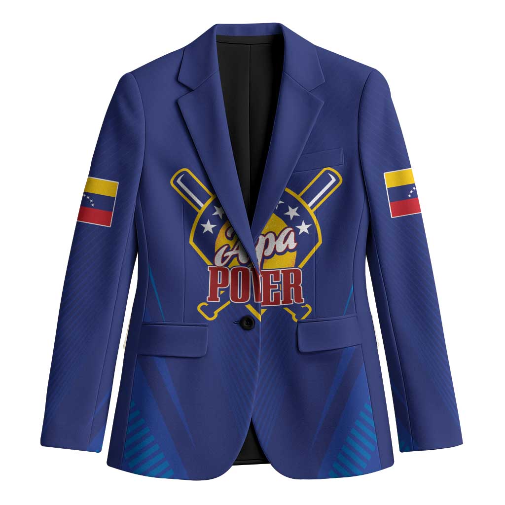 Venezuela Baseball Campeon Custom Blazer Arepa Powers