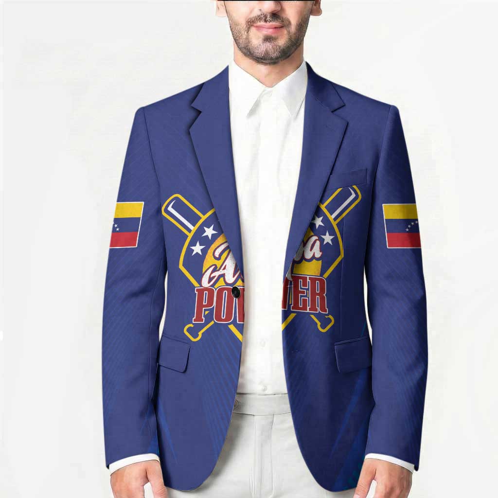 Venezuela Baseball Campeon Custom Blazer Arepa Powers