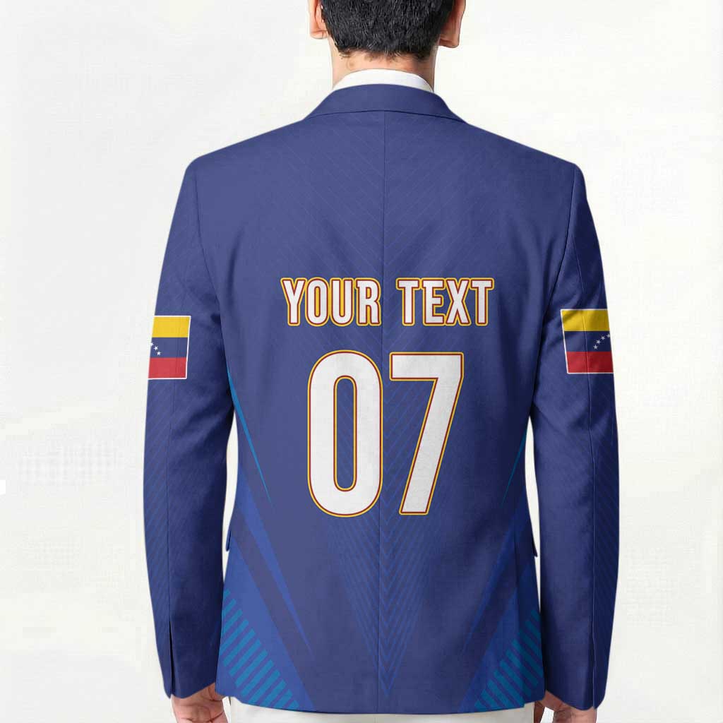 Venezuela Baseball Campeon Custom Blazer Arepa Powers