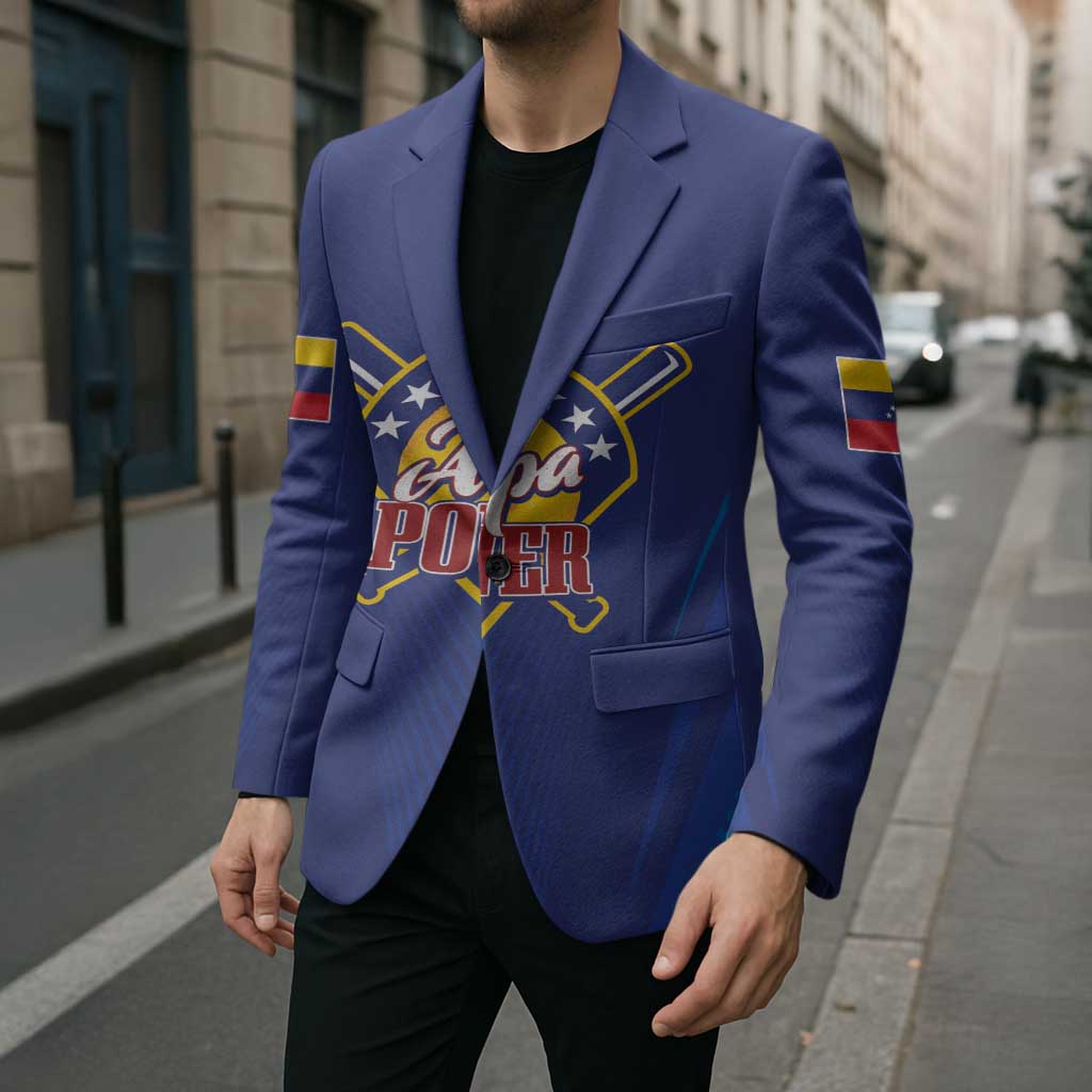 Venezuela Baseball Campeon Custom Blazer Arepa Powers
