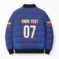 Venezuela Baseball Campeon Custom Bomber Puffer Jacket Arepa Powers