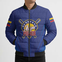 Venezuela Baseball Campeon Custom Bomber Puffer Jacket Arepa Powers