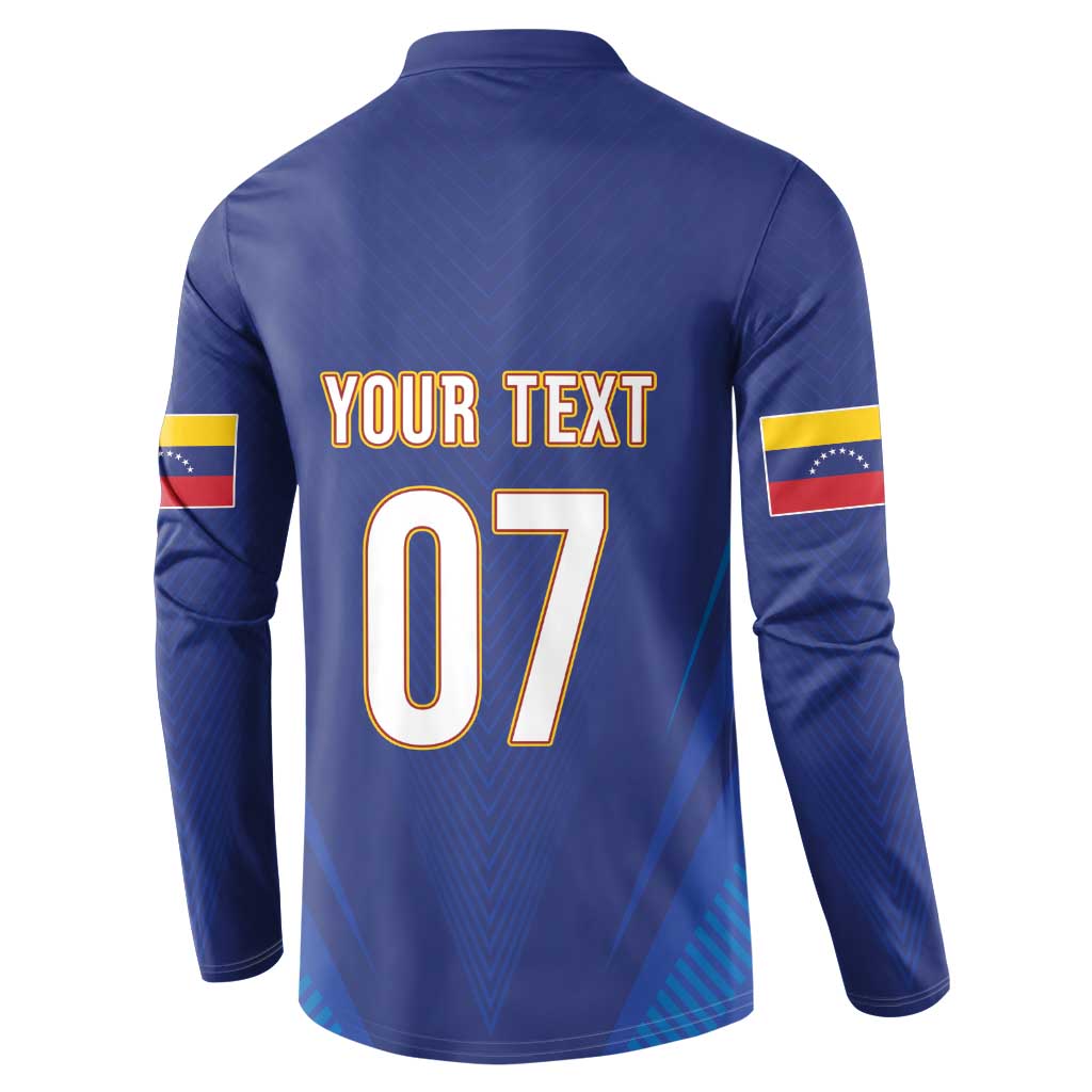 Venezuela Baseball Campeon Custom Button Sweatshirt Arepa Powers